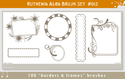 Brushset 12: Border'n'Frames