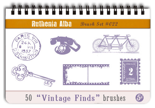 Brushset 22: Vintage Finds