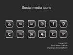 social media icons by shapshapy