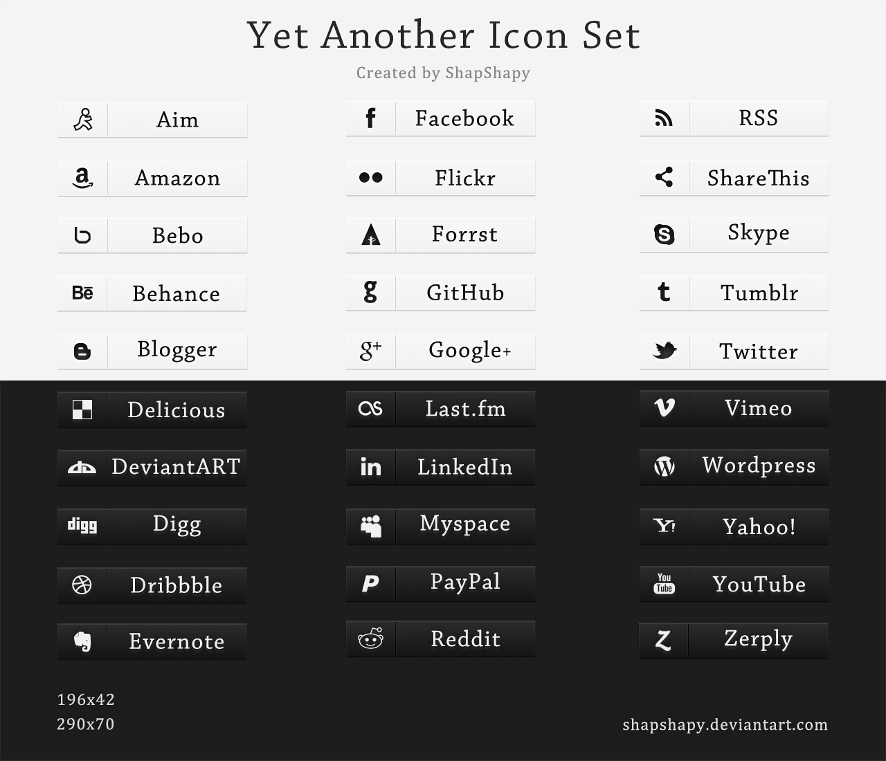 Yet Another Icon Set by shapshapy