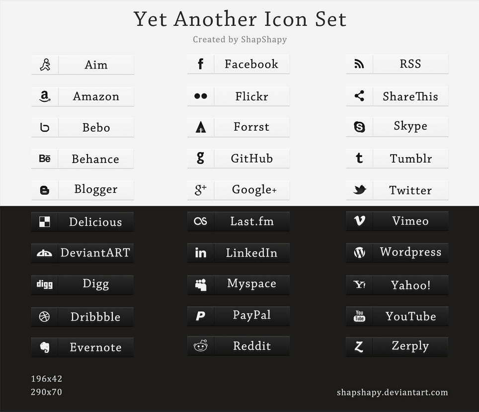 Yet Another Icon Set by shapshapy