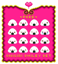 Free Onigiri Smiley Set