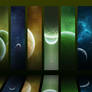 Cosmos collection III - Green