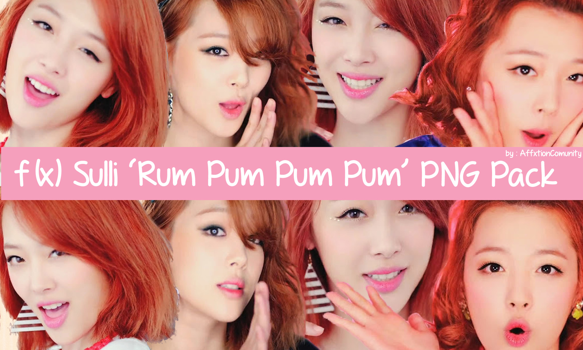 f(x) Sulli 'Rum Pum Pum Pum' PNG Pack by AffxtionComunity on DeviantArt