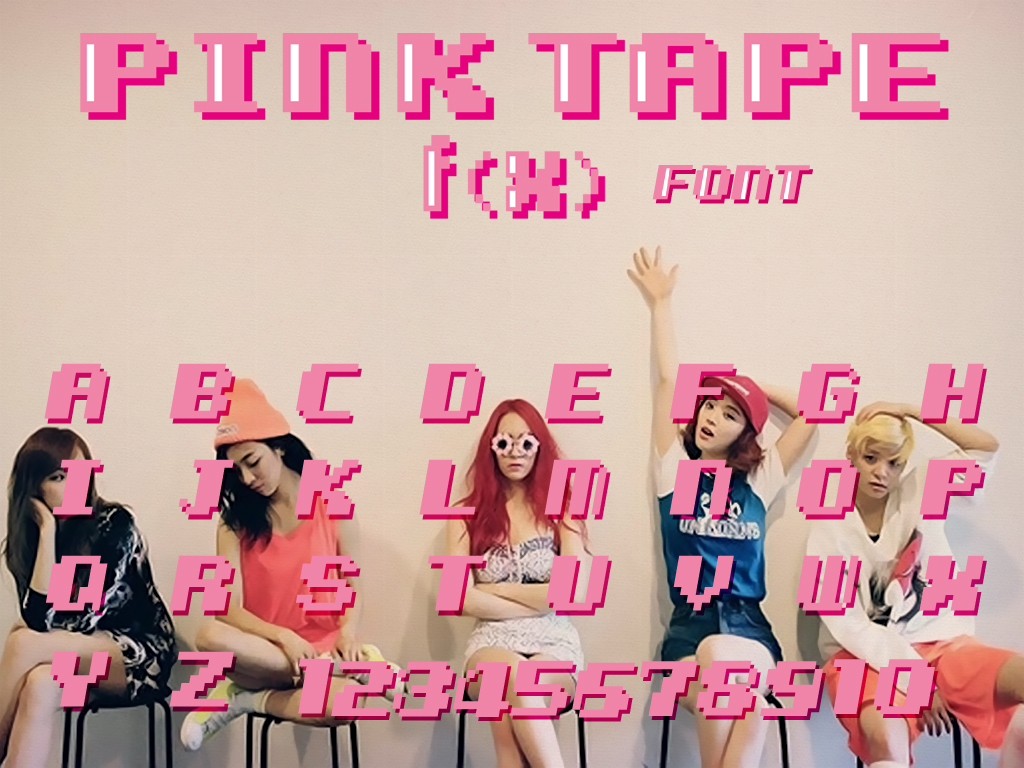 Fx Pink Tape Font By Affxtioncomunity On Deviantart