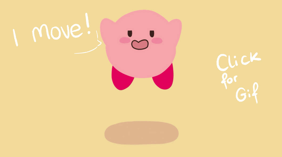 Jump Kirby! [GIF] by SketchingStuff on DeviantArt