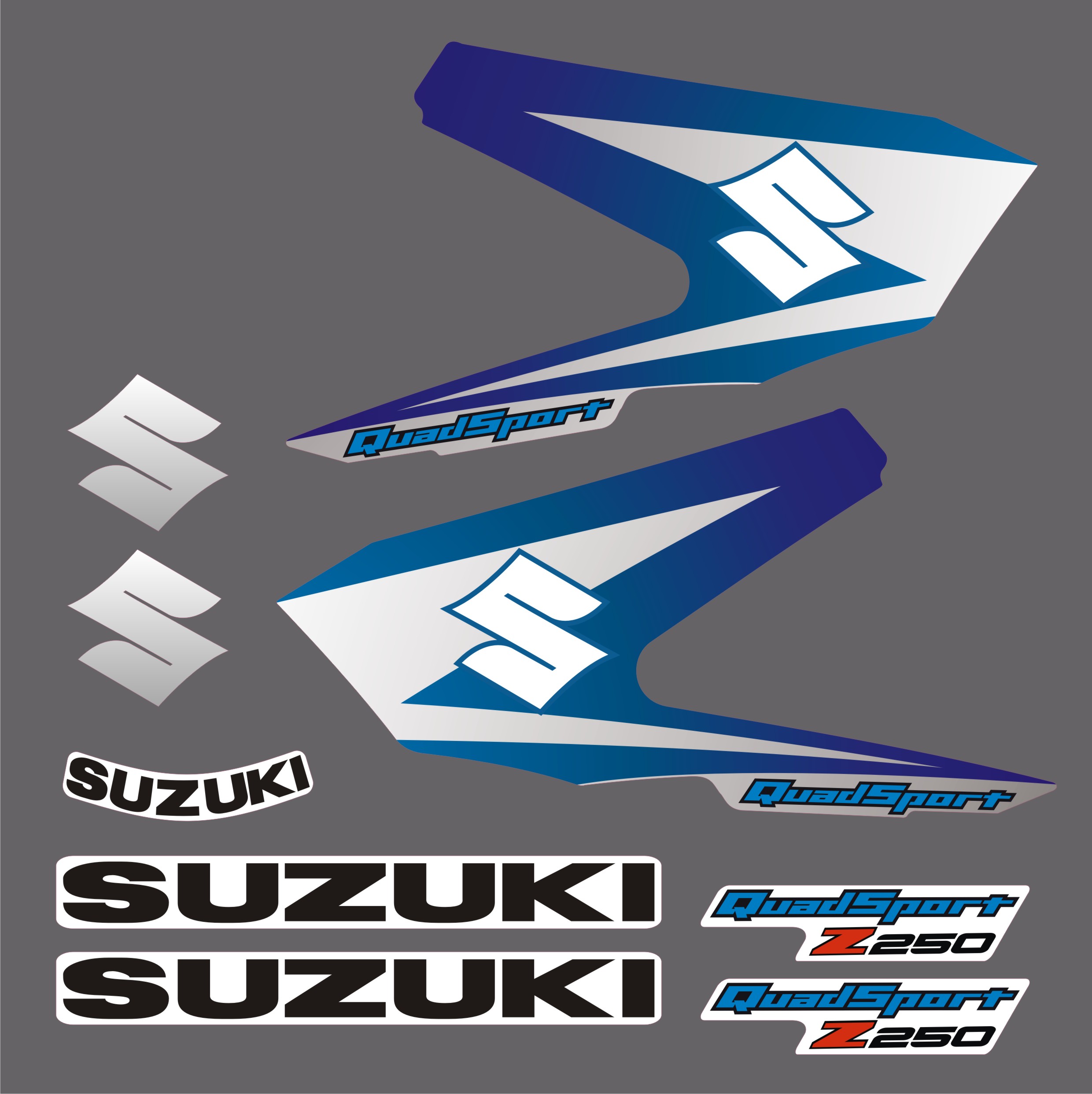 Suzuki LTZ 250 quad bike decal set PDF by JustinMain on DeviantArt