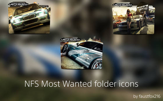 Need For Speed Most Wanted Folder Icon – Nfs Most Wanted Icon Download ...
