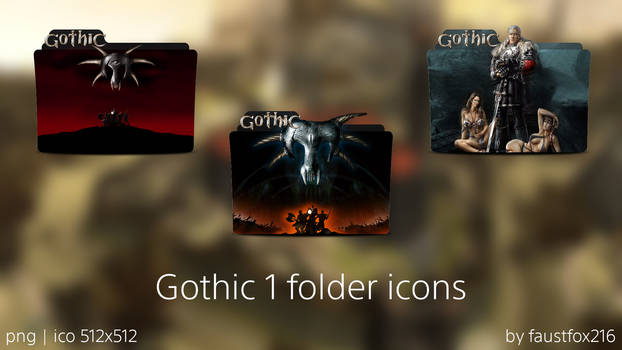 Gothic 1 folder icons
