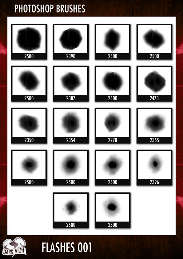 PS Brushes - Flashes 001 by darkaion on DeviantArt