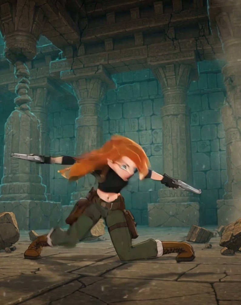 Kim Possible and Shego meets Tomb Raider by casper90242 on DeviantArt
