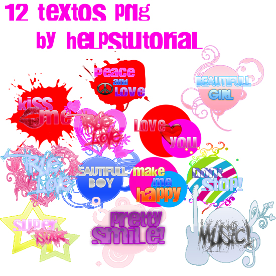 Textos png