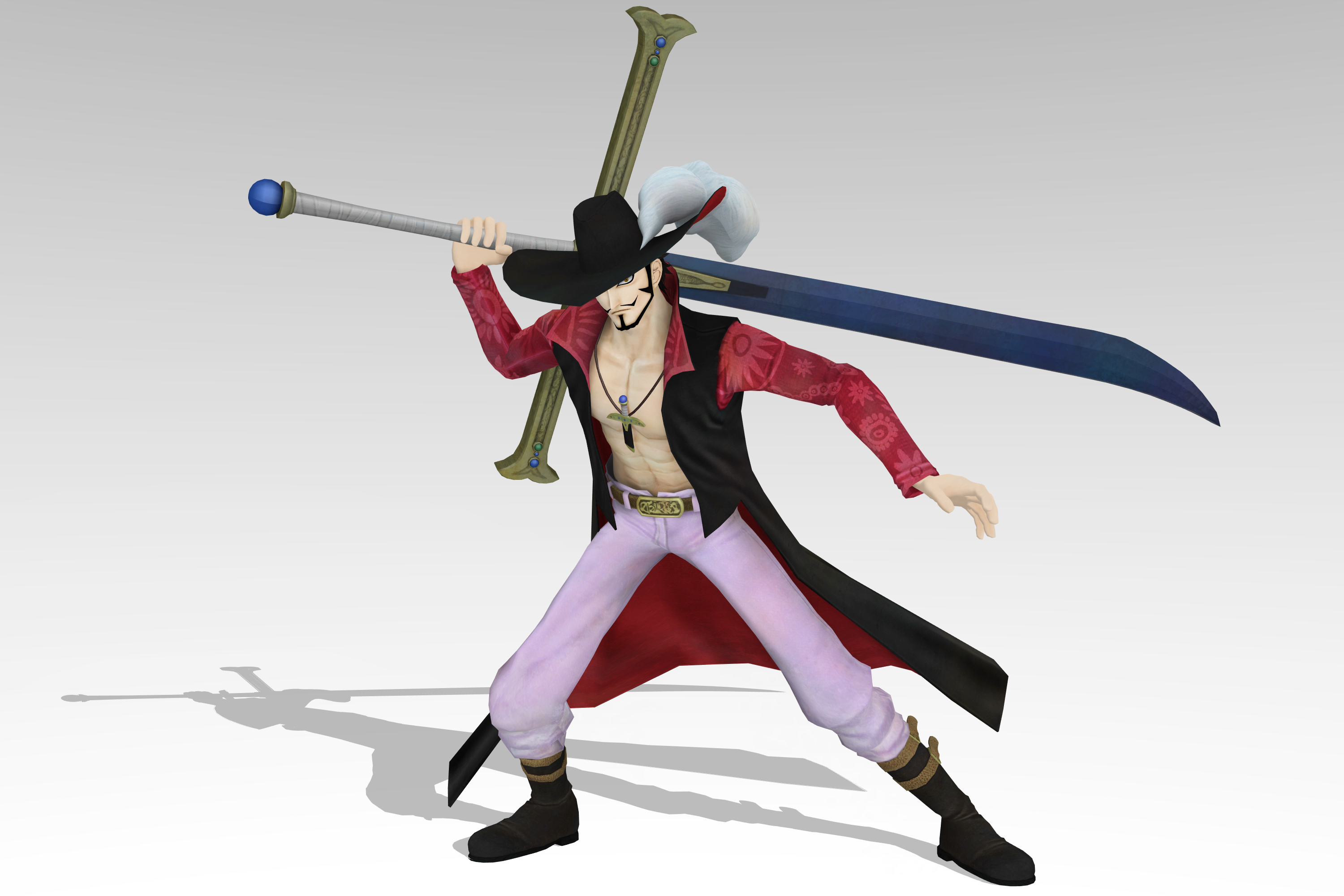 Test Render of Yoru (OnePiece Mihawk 3DFAnart) : r/OnePiece