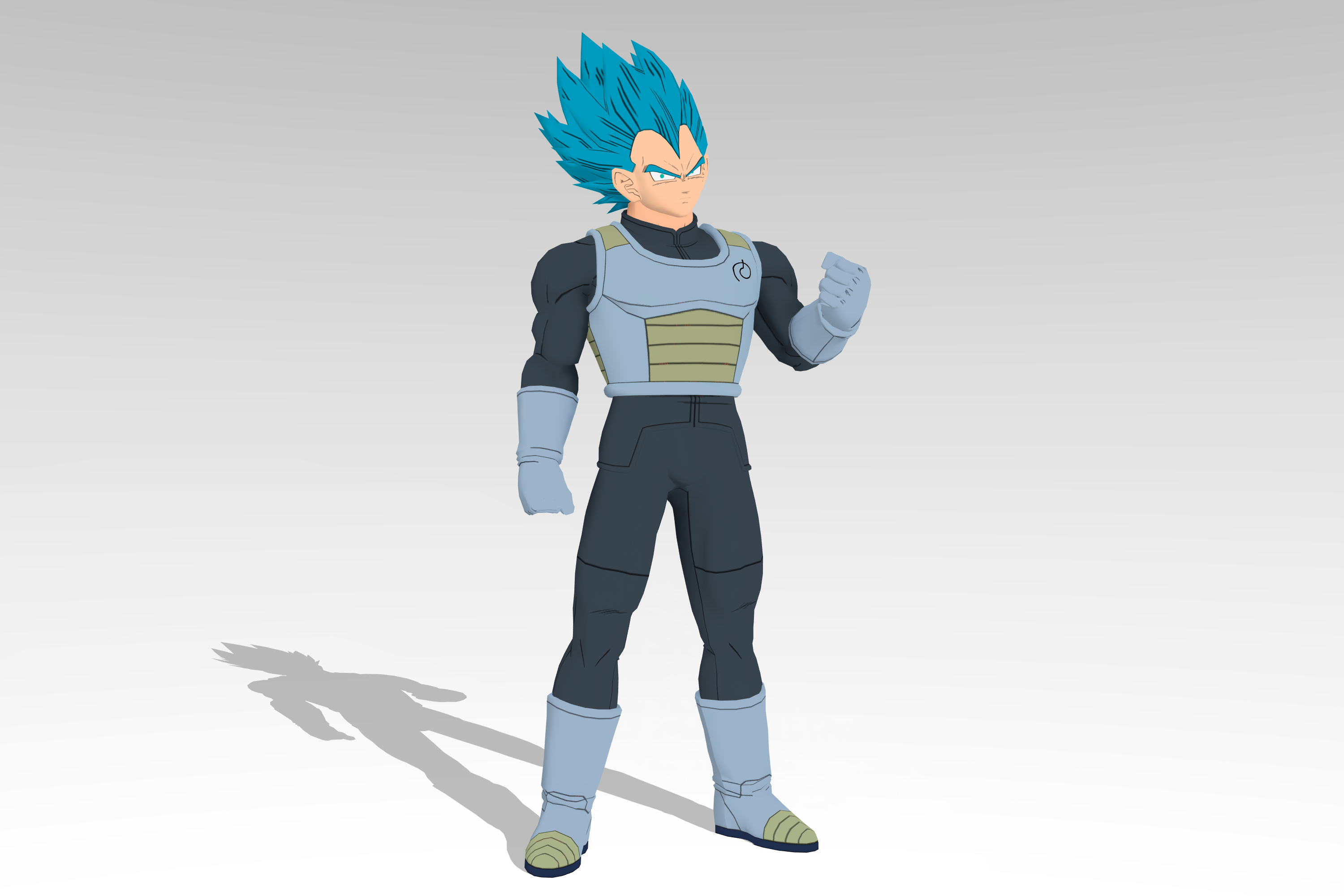 VEGETA FINAL FLASH 3D model