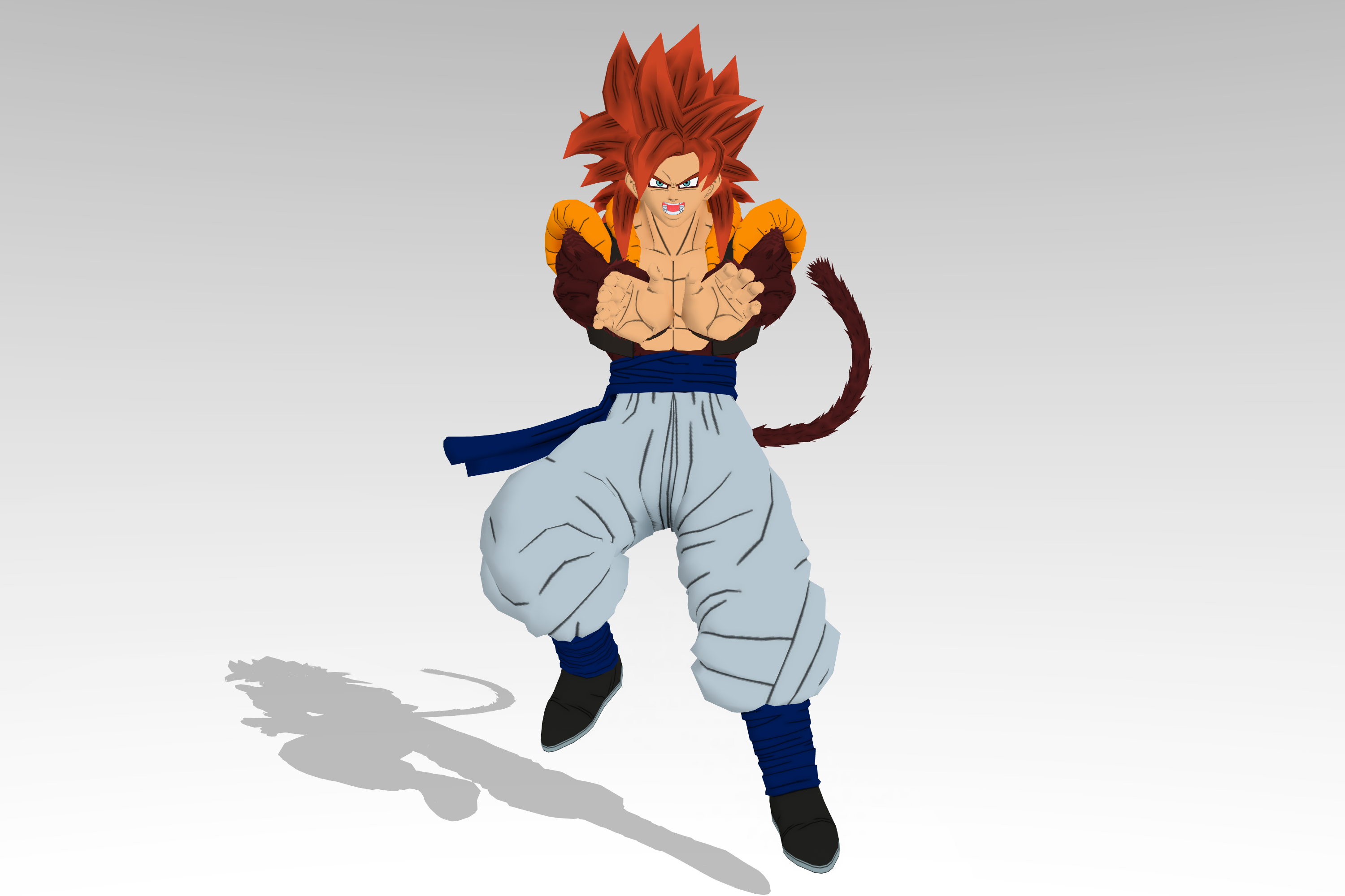 Gogeta SSJ4 et Vegeto SSJ4 III by houdjain on DeviantArt