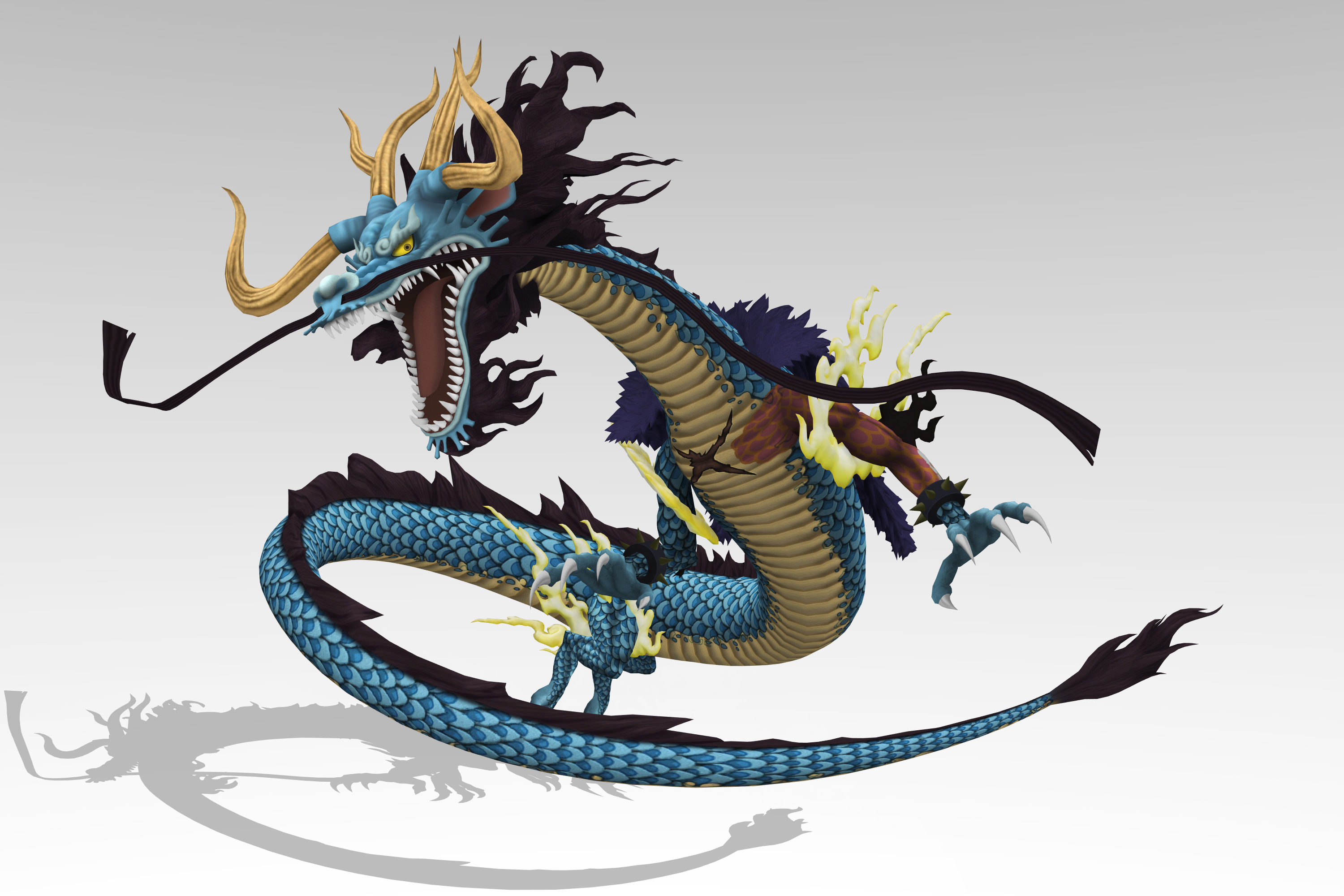 Kaido Dragon Mmd Dl By Adun175 On Deviantart