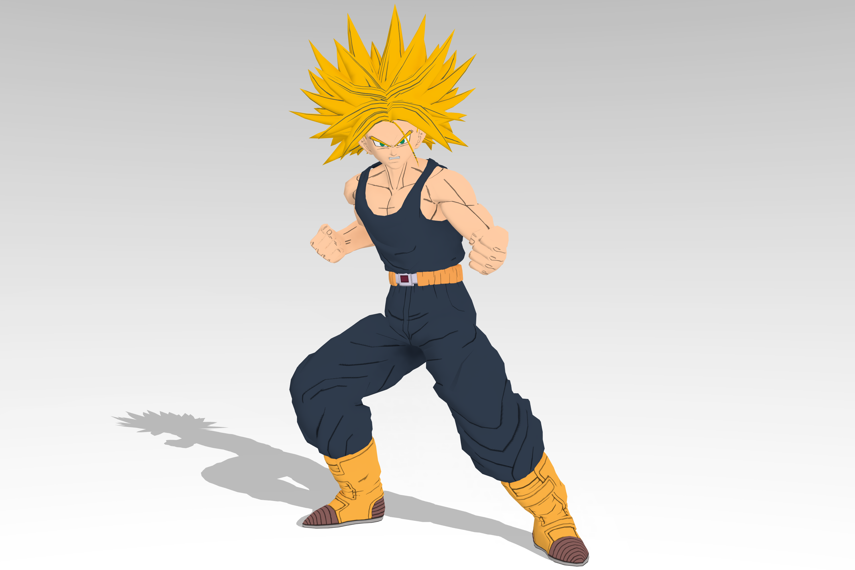 Future Trunks (long hair) MMD DL by Adun175 on DeviantArt
