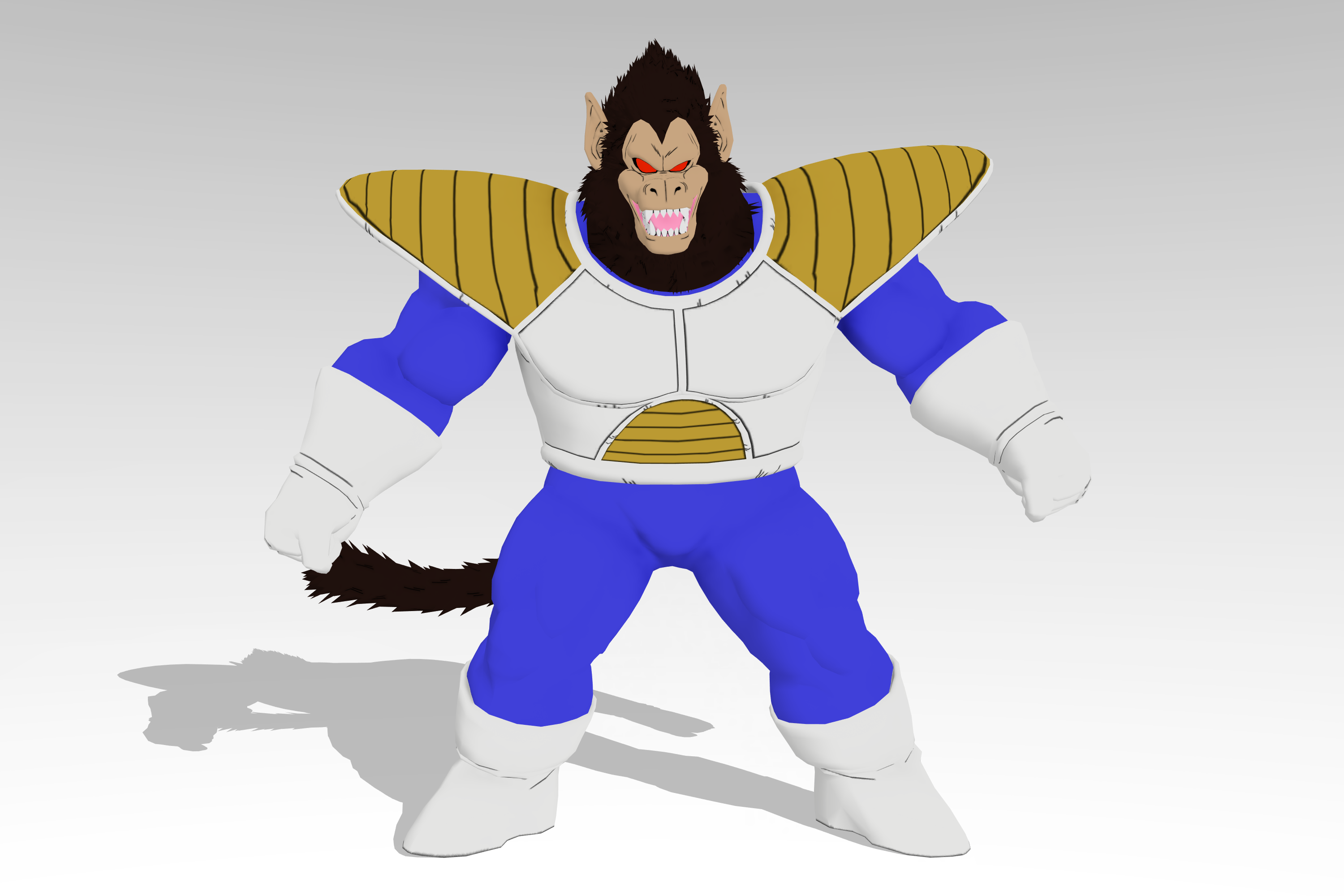 Vegeta Great Ape MMD DL