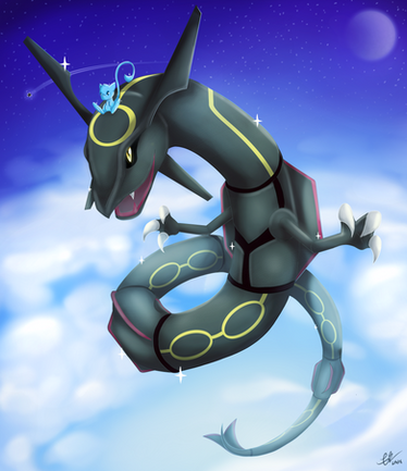 Explore the Best Shinyrayquaza Art