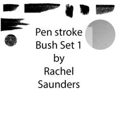Pen stroke set 1