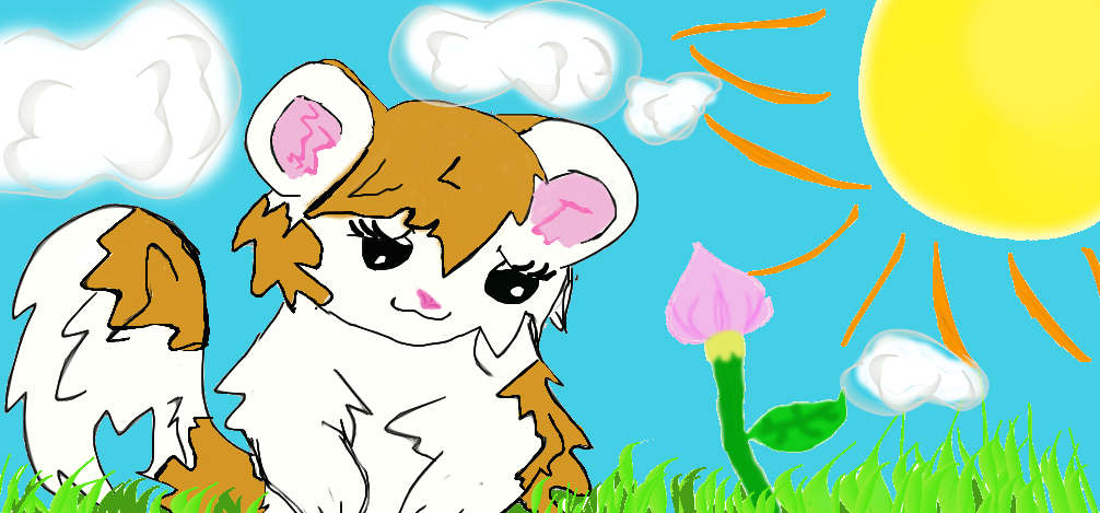 First drawing by fluffywolfie22 on DeviantArt