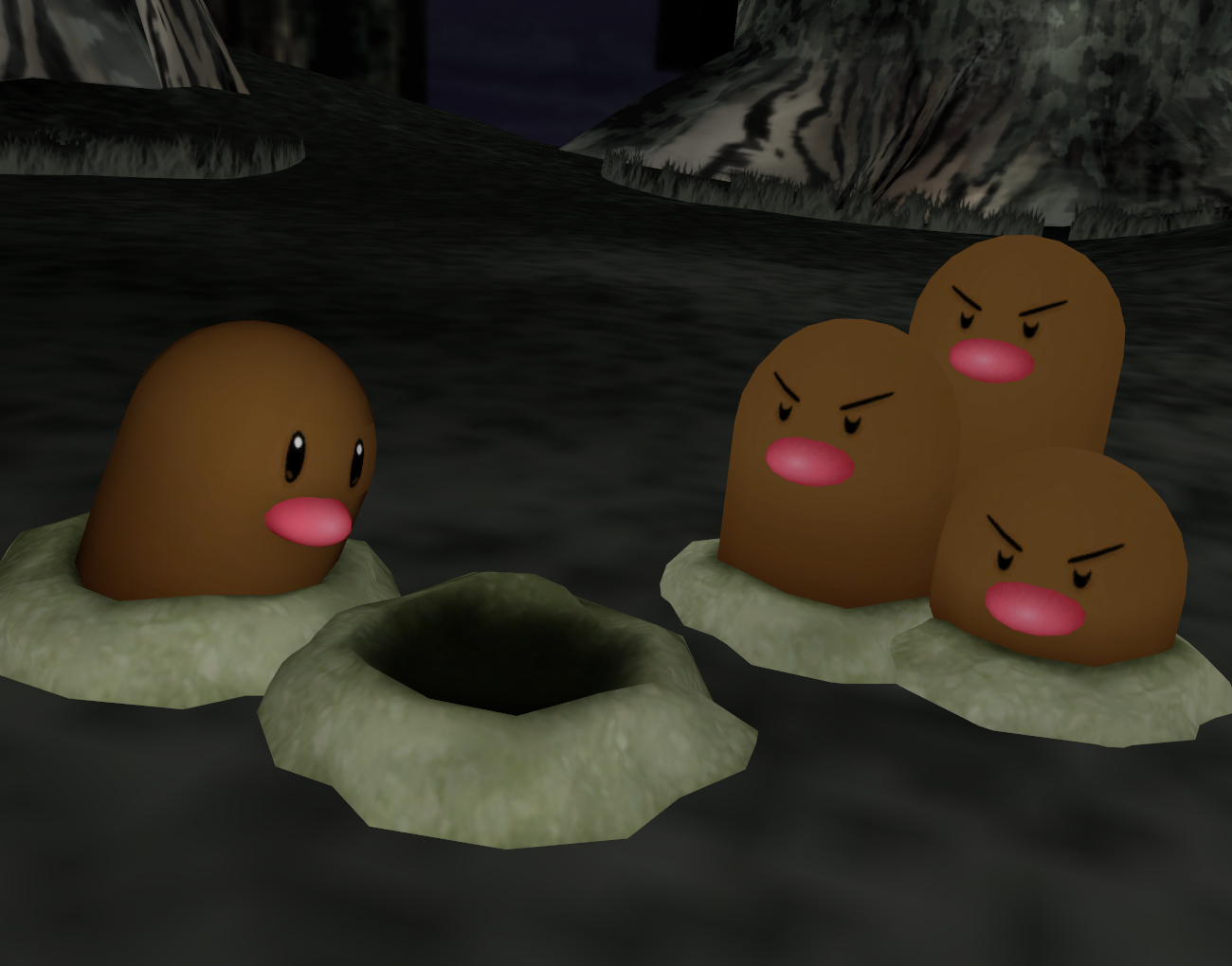 Pokemon Diglett,Dugtrio DL