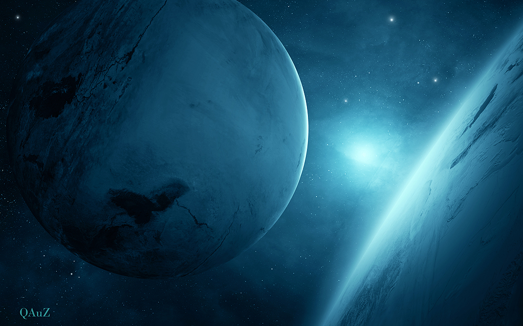 Blue Space Scene WP