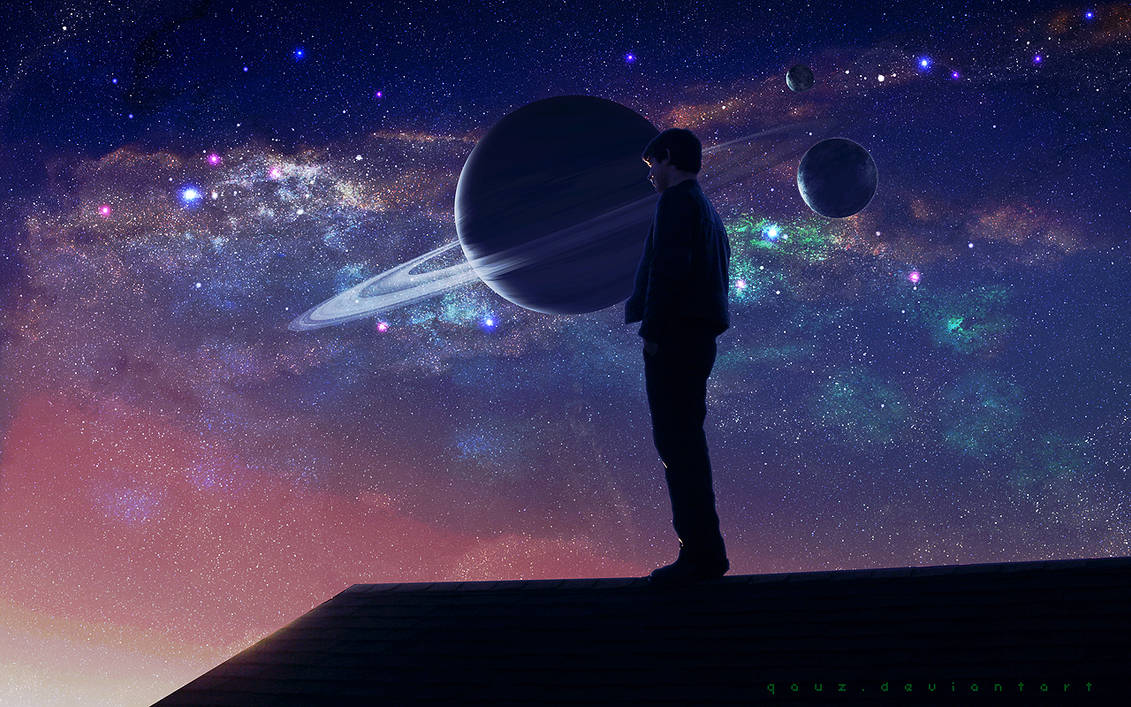 человек на фоне вселенной. загадочный космос. космос арты. спейс люди. спейс люди.