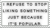 I refuse... Stamp by ladychimera
