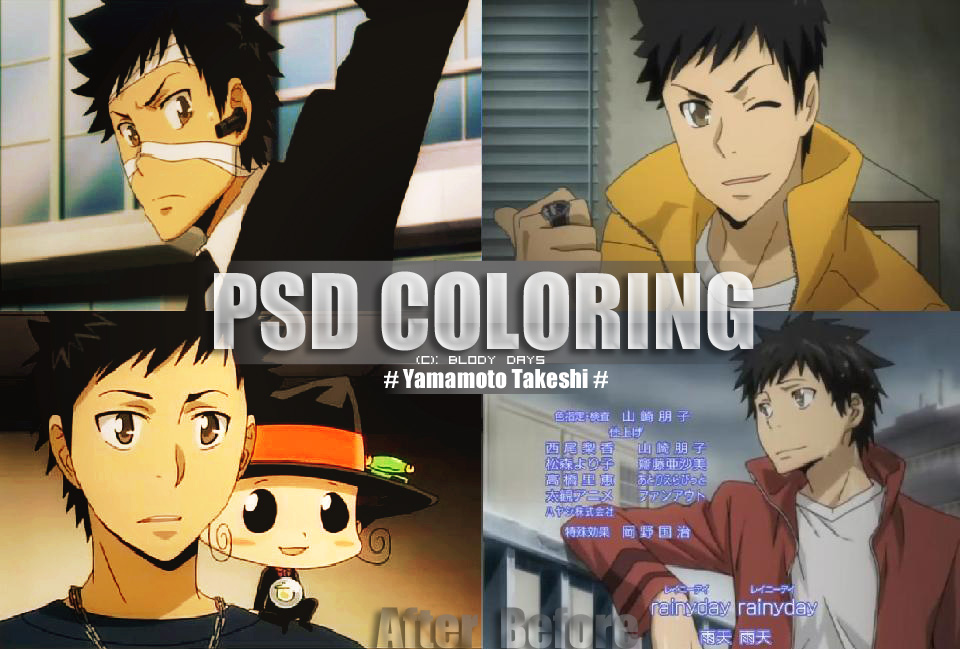 PSD Coloring #Yamamoto Takeshi #