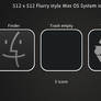 Flurry style Mac OS System icons