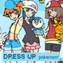 Girls of Pokemon Dress Up Game