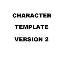 Character Profile Template Ver. 2
