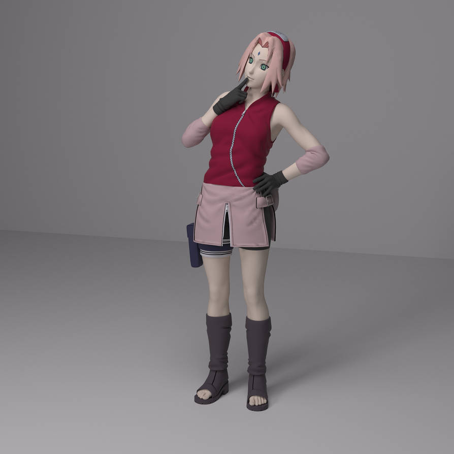 Haruno Sakura for G8F by Shinteo on DeviantArt