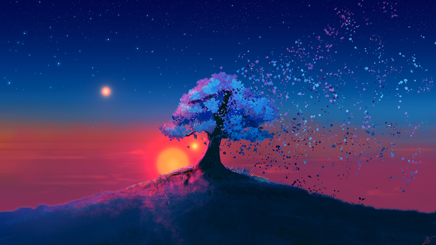 Just a tree and a breeze... by JoeyJazz