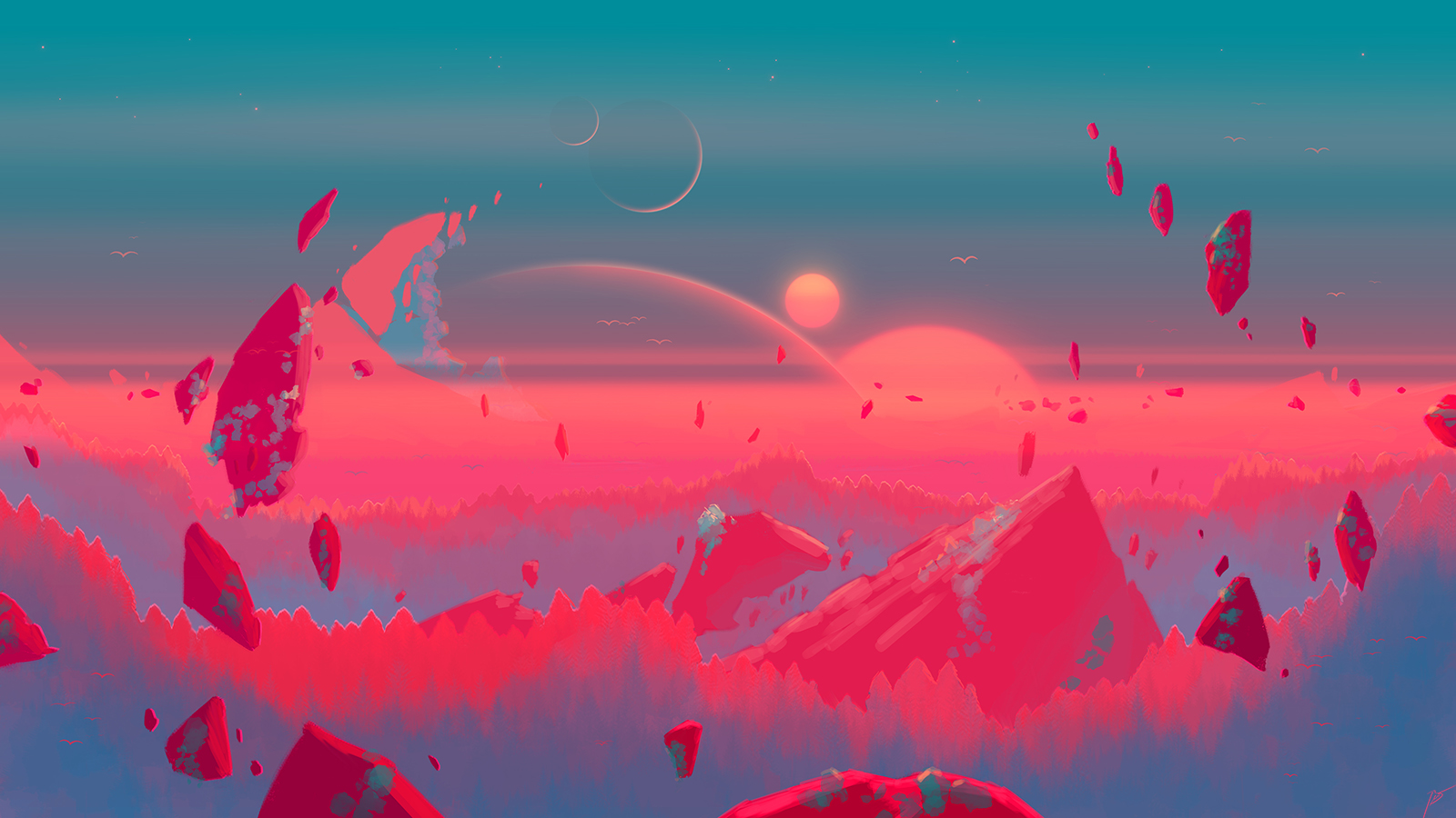 Above the Gemstone Valley by JoeyJazz