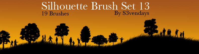 Silhouette Brush Set 13