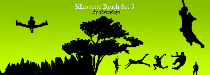 Silhouette Brush Set 5