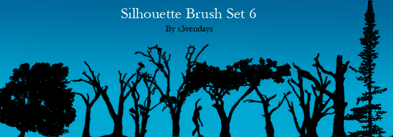 Silhouette Brush Set 6