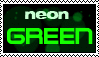 Neon Green Stamp.