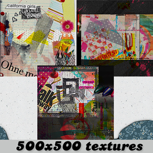 3 large textures