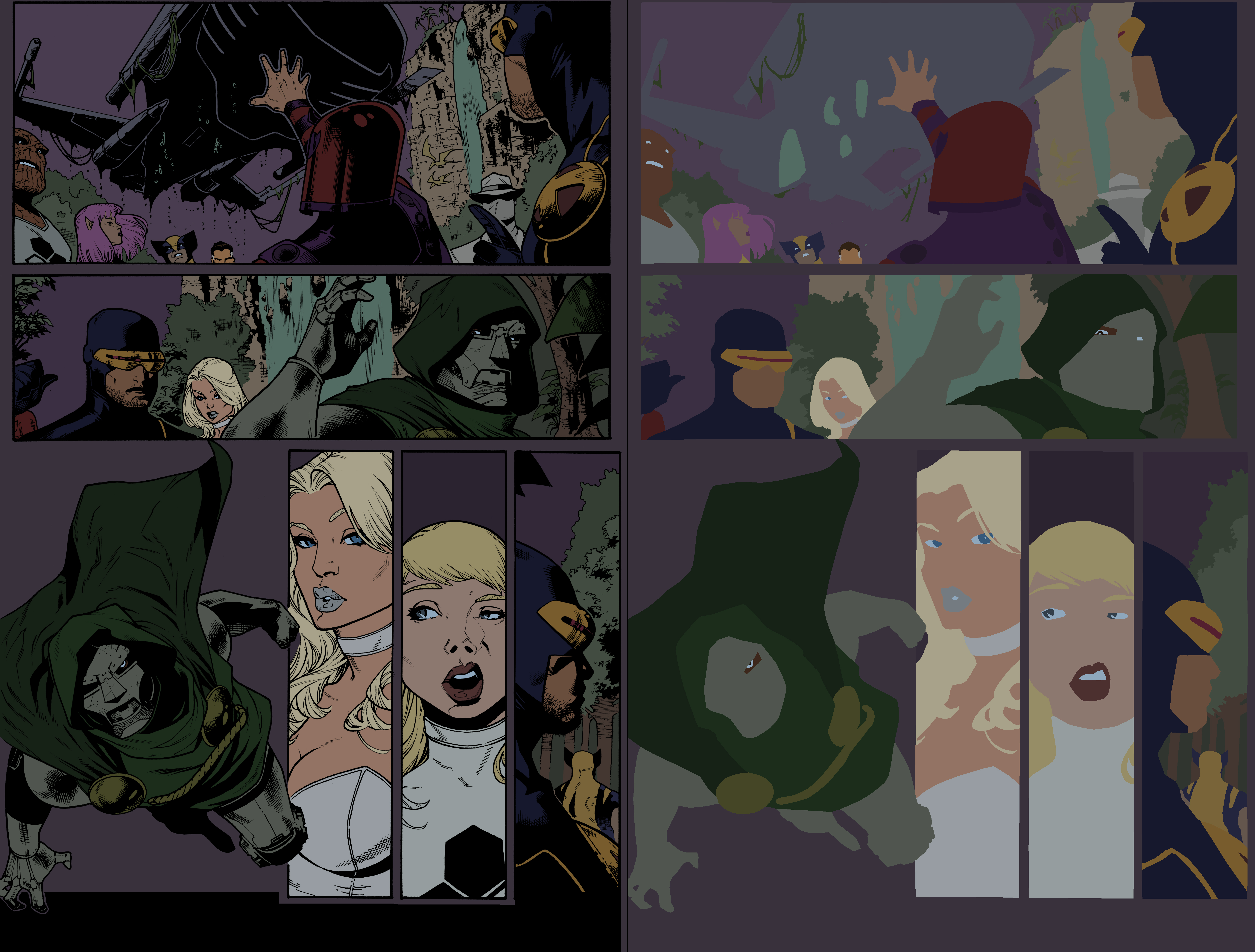 X-men v3 iss16 p14 FLATS