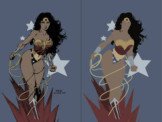 Wonder Woman FLATS - David Finch