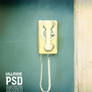 wall phone PSD