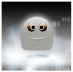 ghost smiley PSD by TLMedia