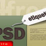 etiquette  PSD