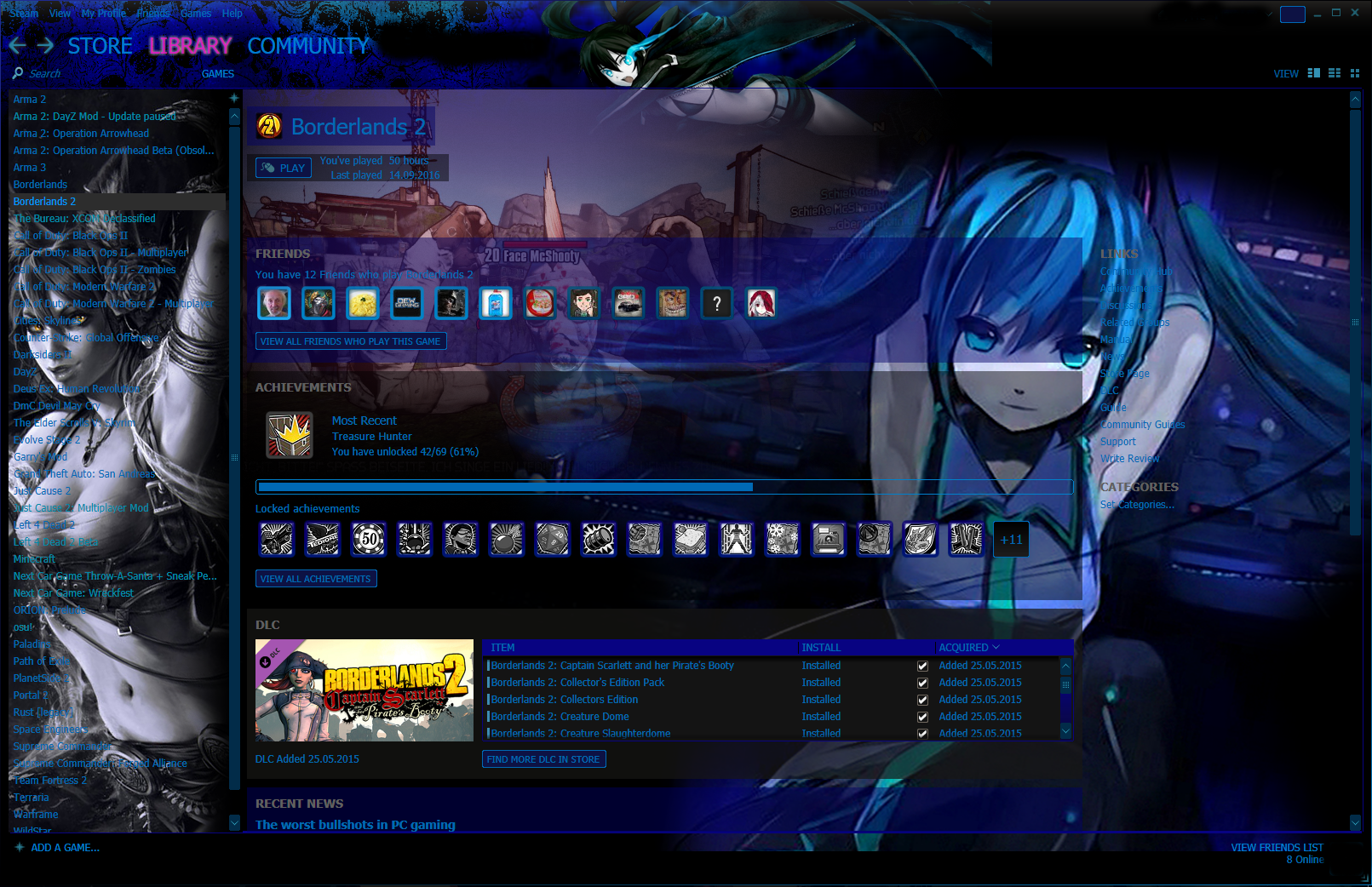 Black Rock Shooter Theme for WIN XP addon - Anime Fans of modDB