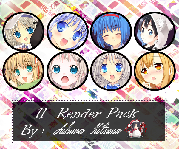 Anime Render Pack #01 by Ashura-Kitsuna on DeviantArt
