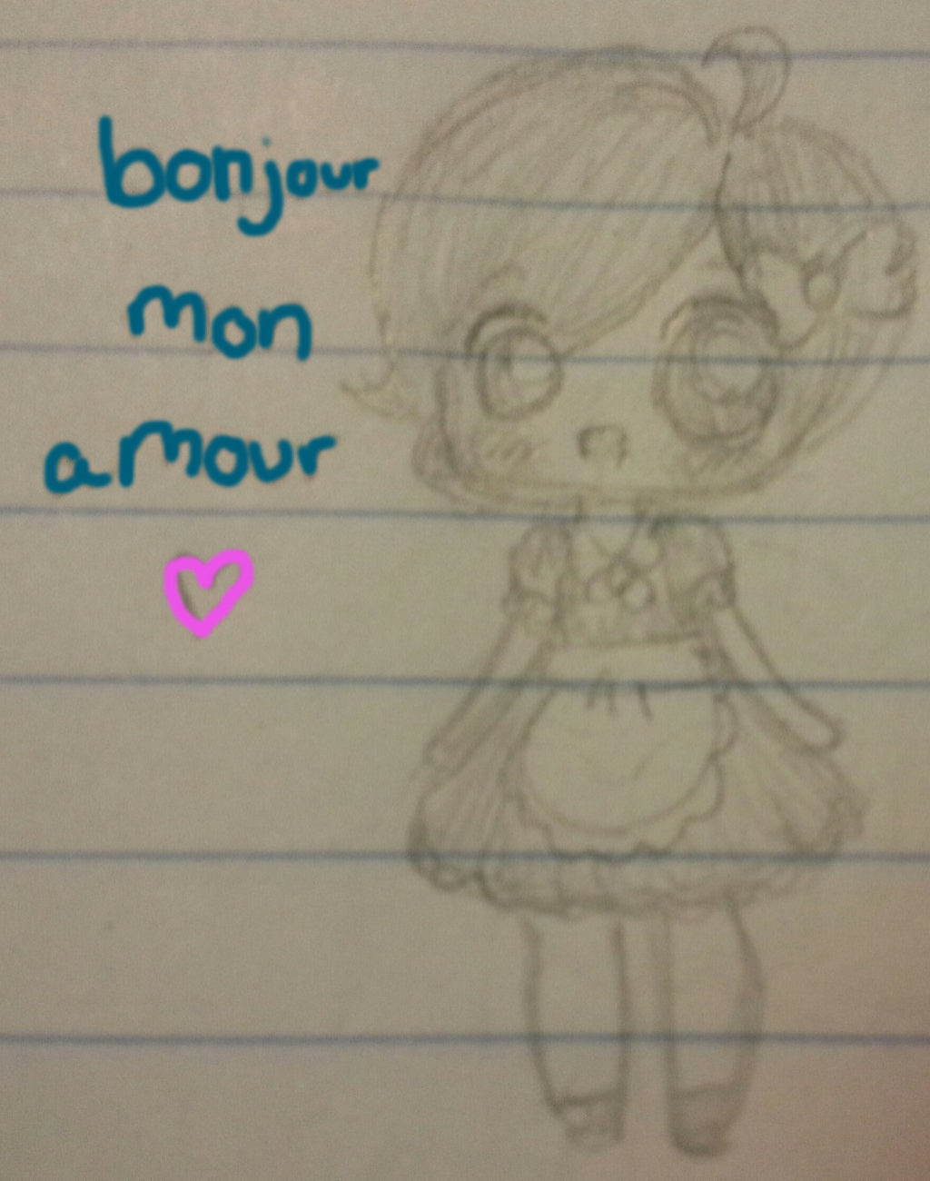 Bonjour Mon Amour By Bellaluvscuteness On Deviantart