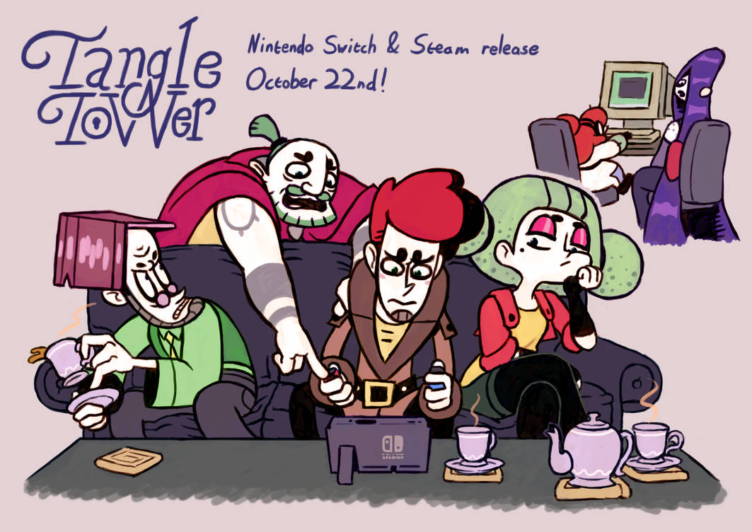 Tangle Tower Switch and Steam release by Jonnonathan on DeviantArt